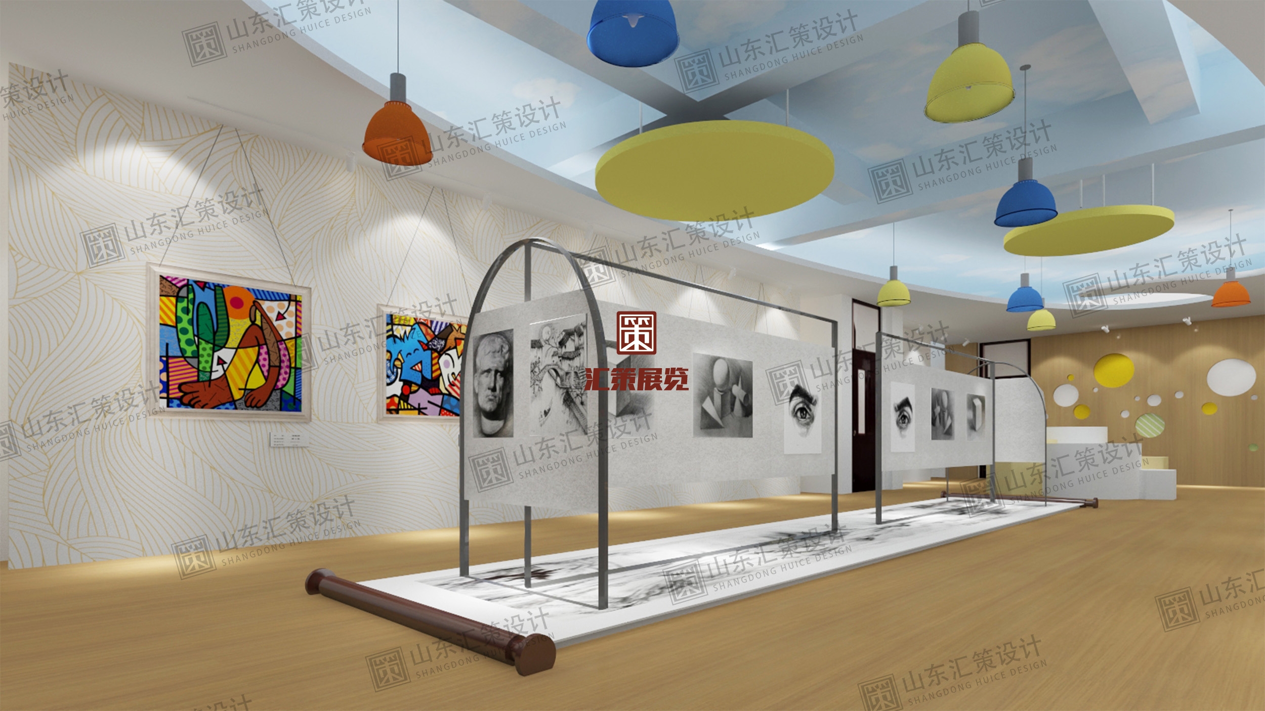 煙臺(tái)展館設(shè)計(jì)——美術(shù)館設(shè)計(jì)